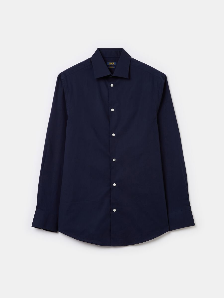 Regular-fit shirt in stretch cotton_4
