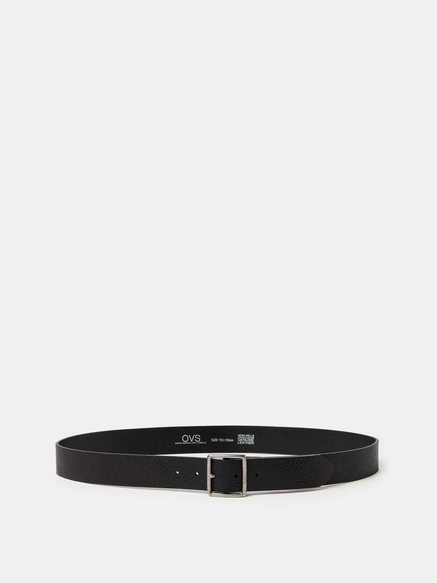 Textured leather belt_1