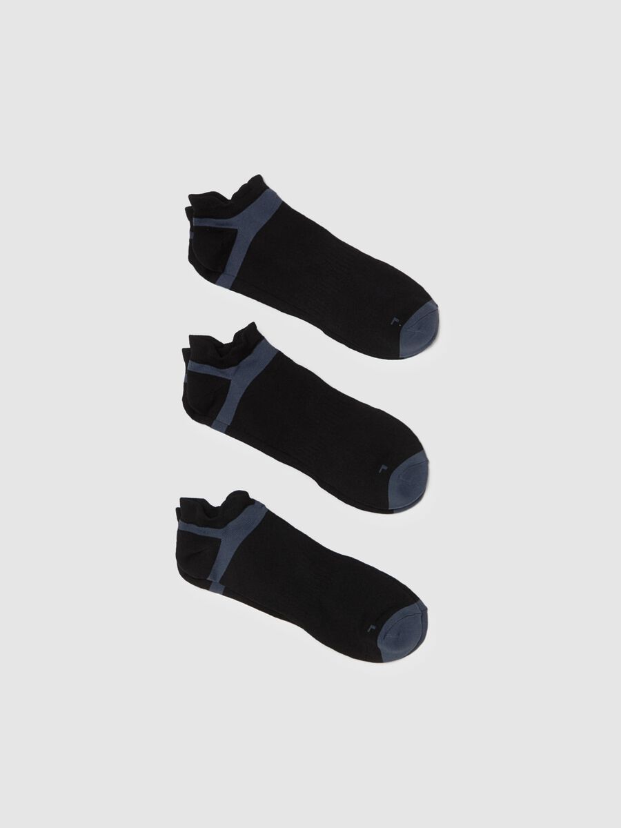 Three-pair pack short fitness socks_0