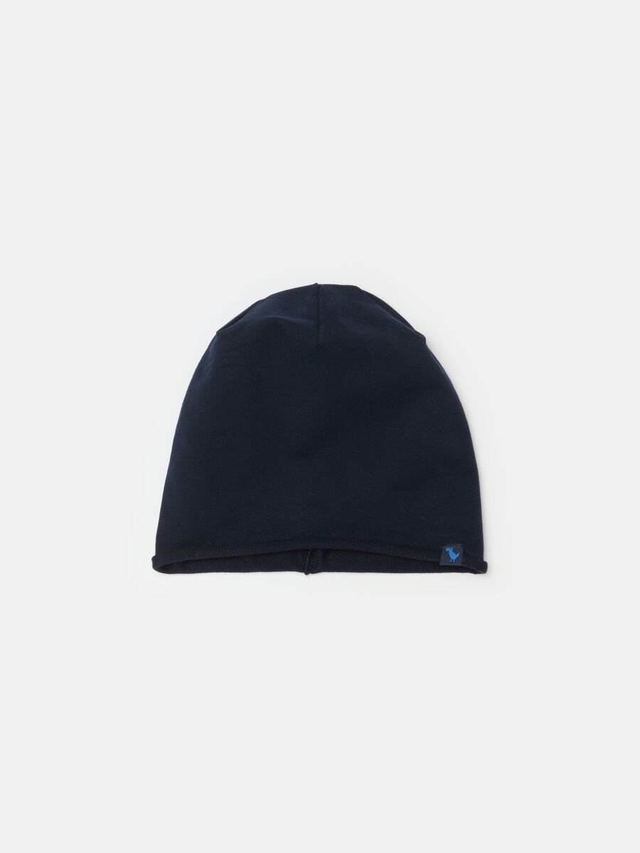 Solid colour hat in French terry_0