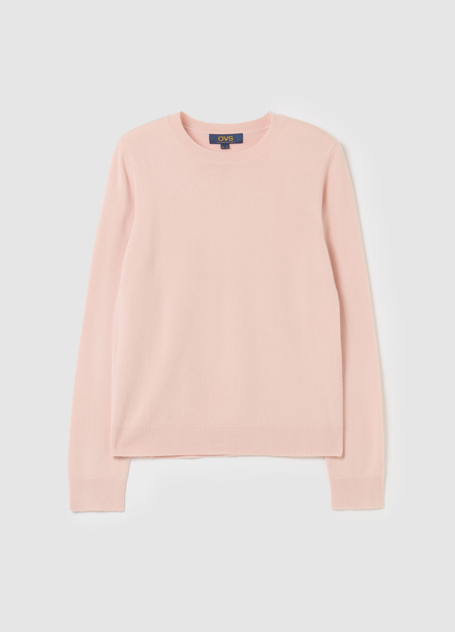 Top with long sleeves and round neck