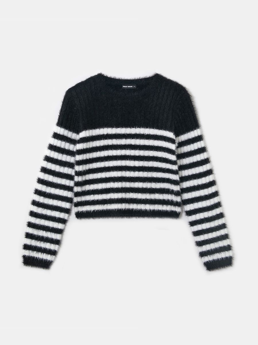 Short striped pullover_3