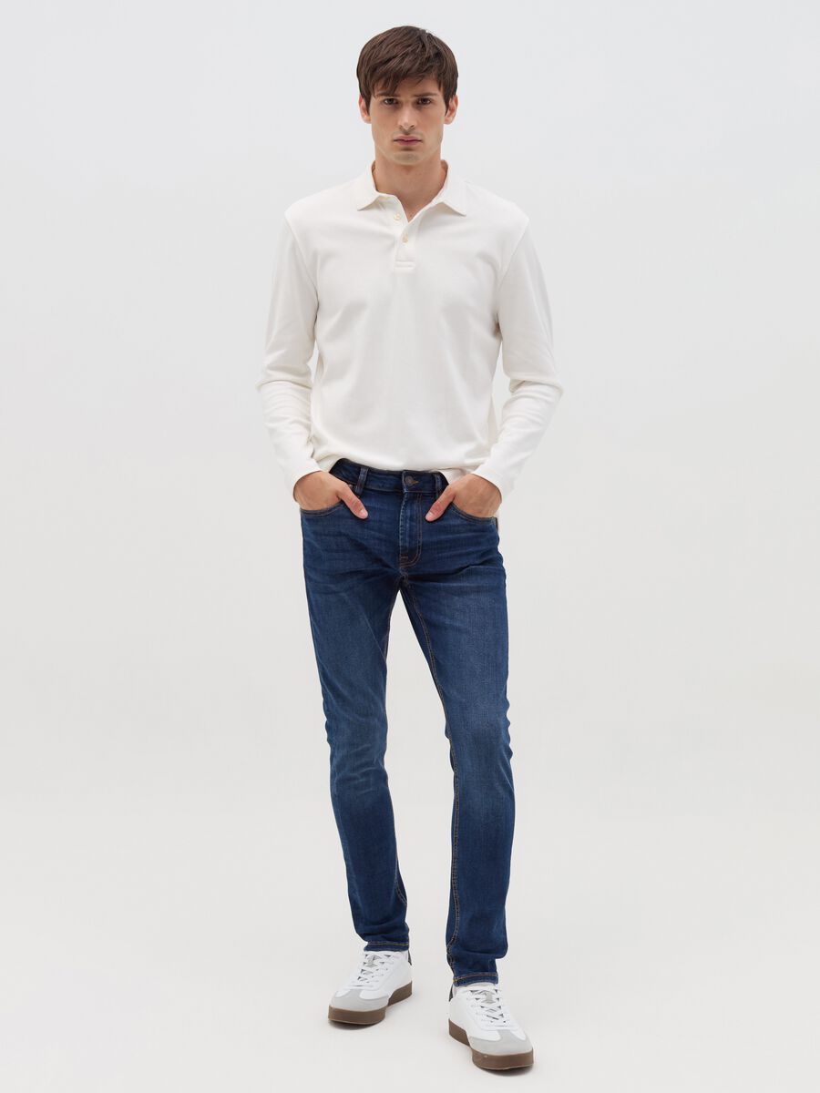 Super-skinny-fit jeans with fading_0