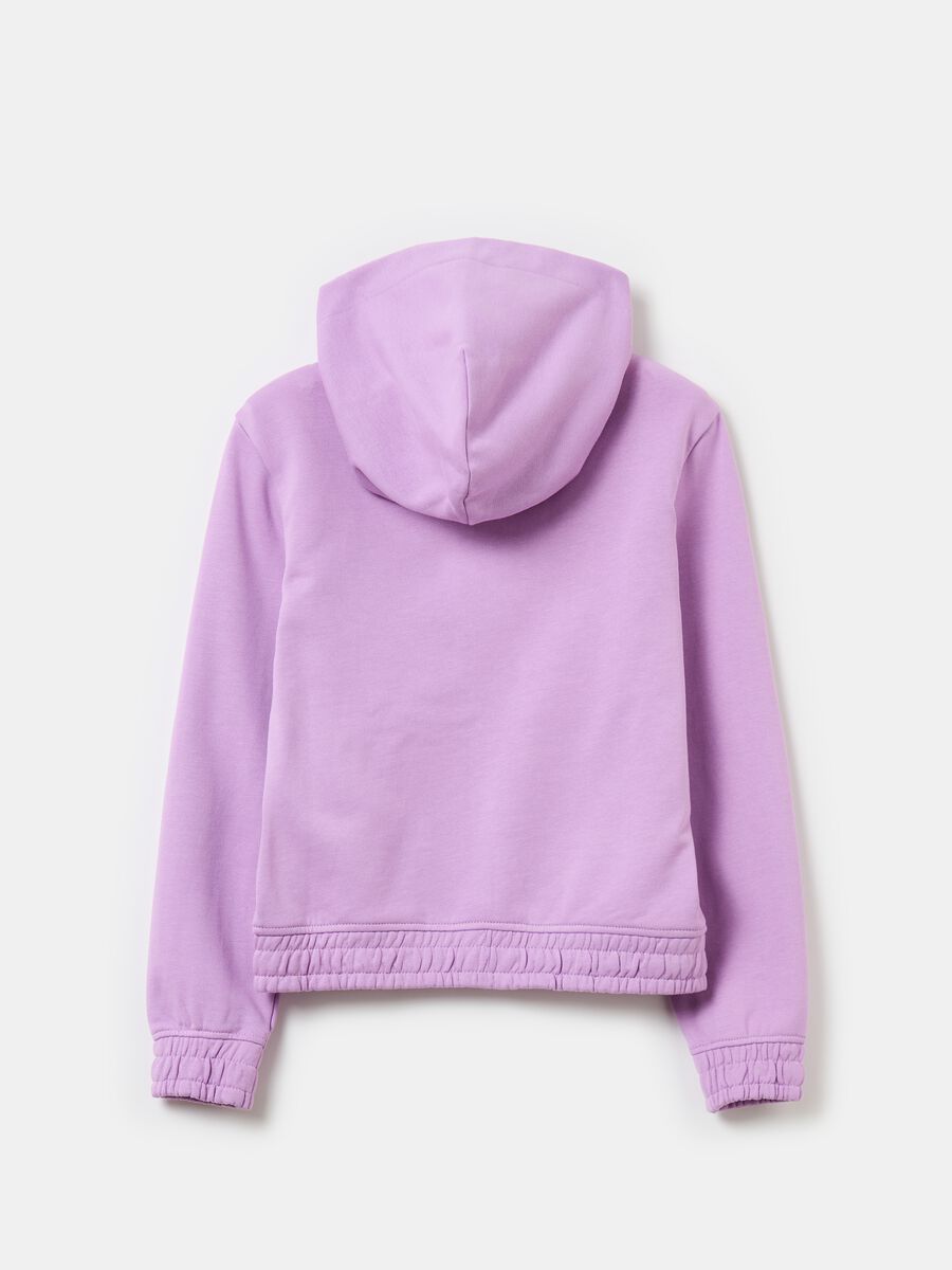 Essential organic cotton full-zip sweatshirt with hood_1