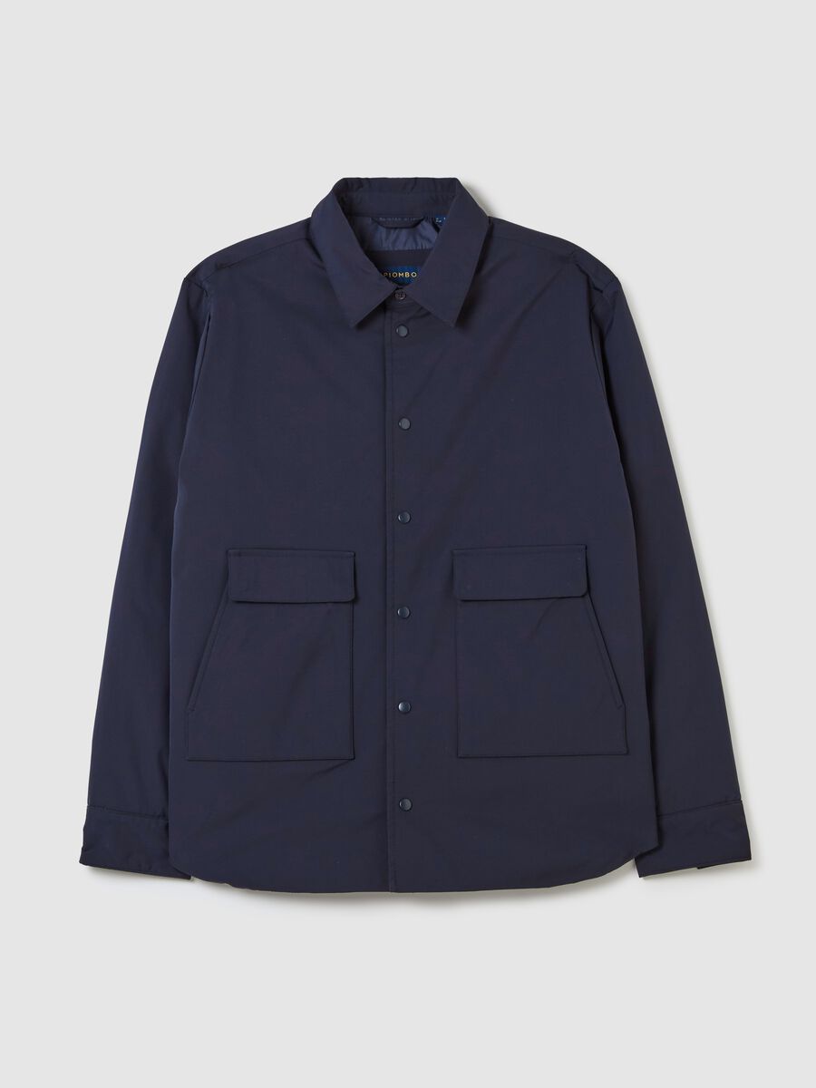 Short jacket with collar and buttons_4