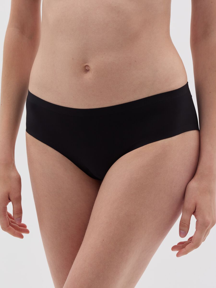 French knickers in seamless microfibre_1