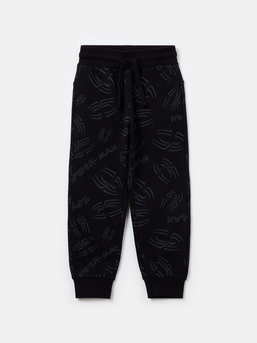 Joggers con coulisse stampa Spider-Man_0