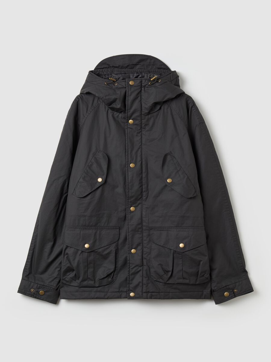 Short jacket with hood_4