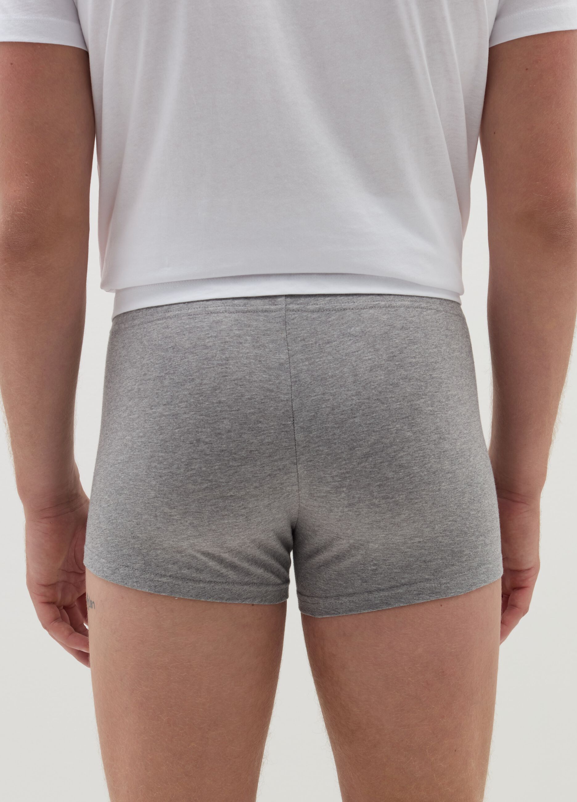 Three-pack organic cotton boxer shorts