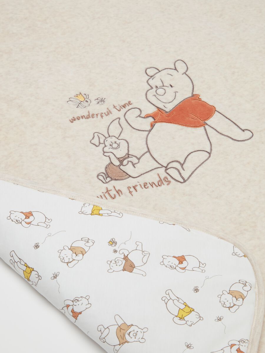 Velour blanket with Winnie the Pooh embroidery_2