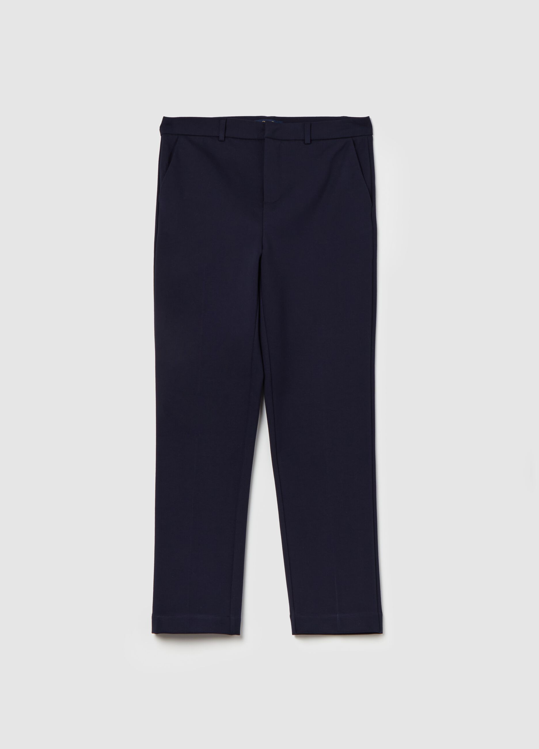 Stretch cigarette trousers