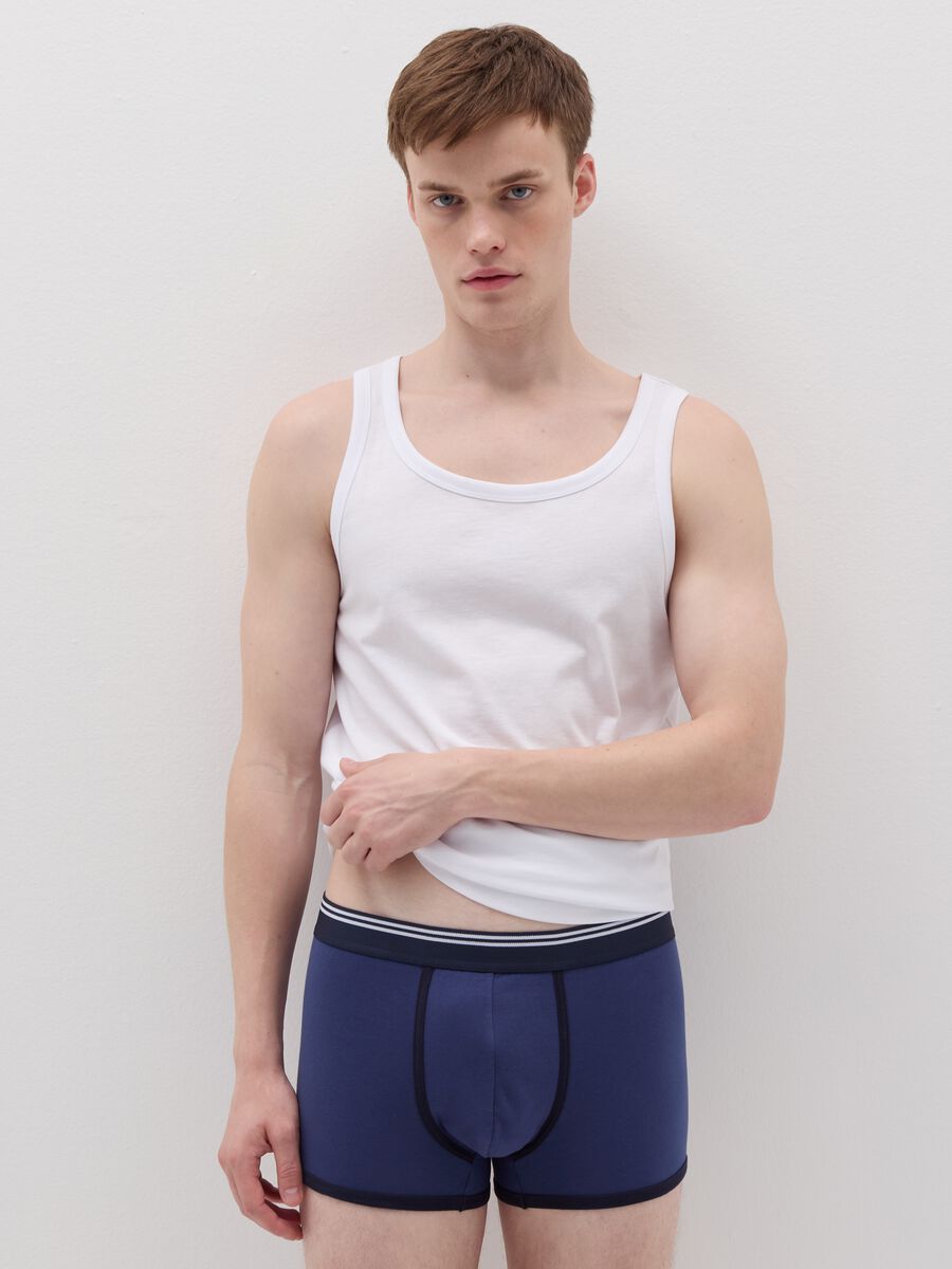 Boxer shorts with contrasting details_0