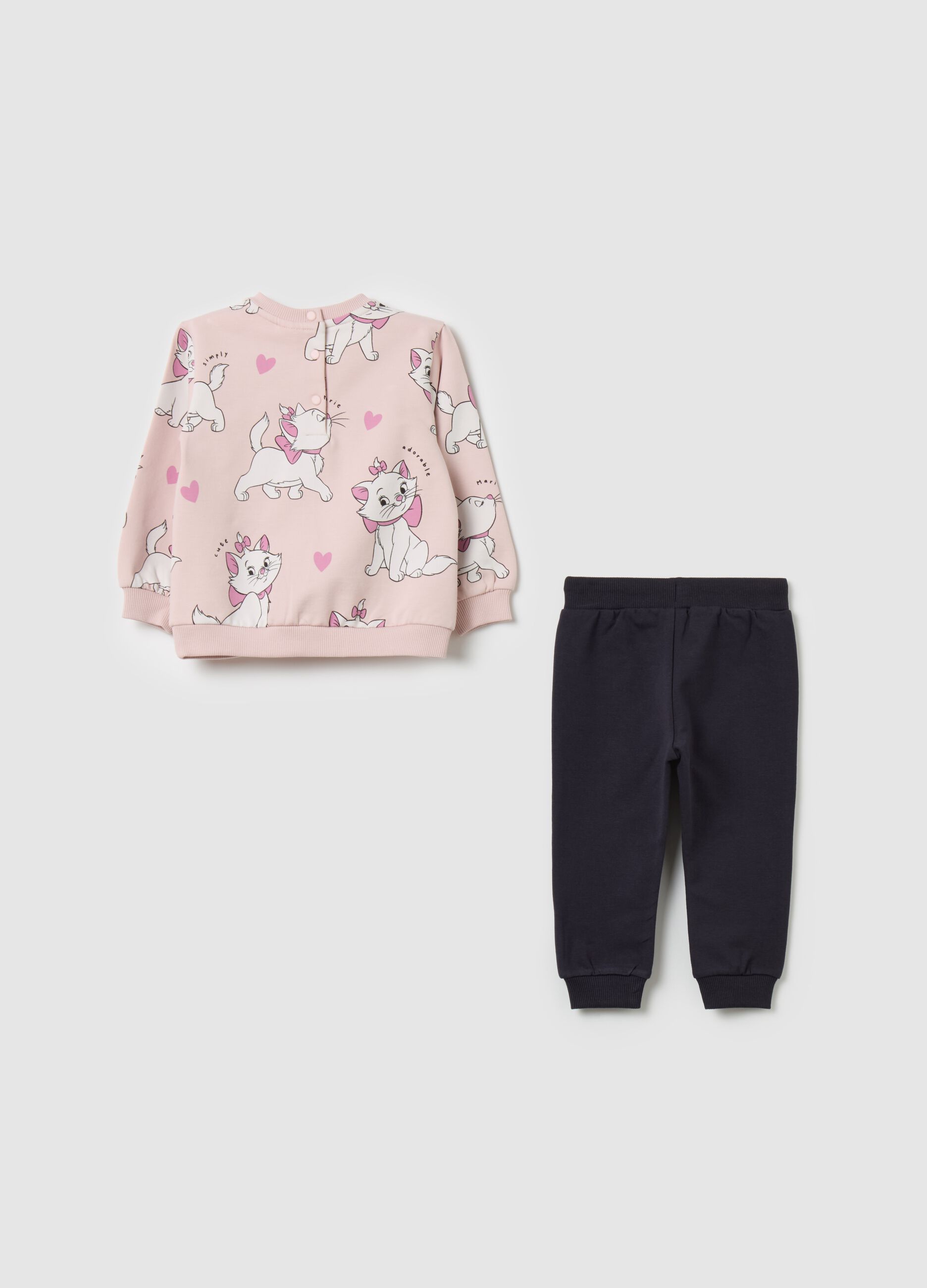 Organic cotton jogging set with Marie print