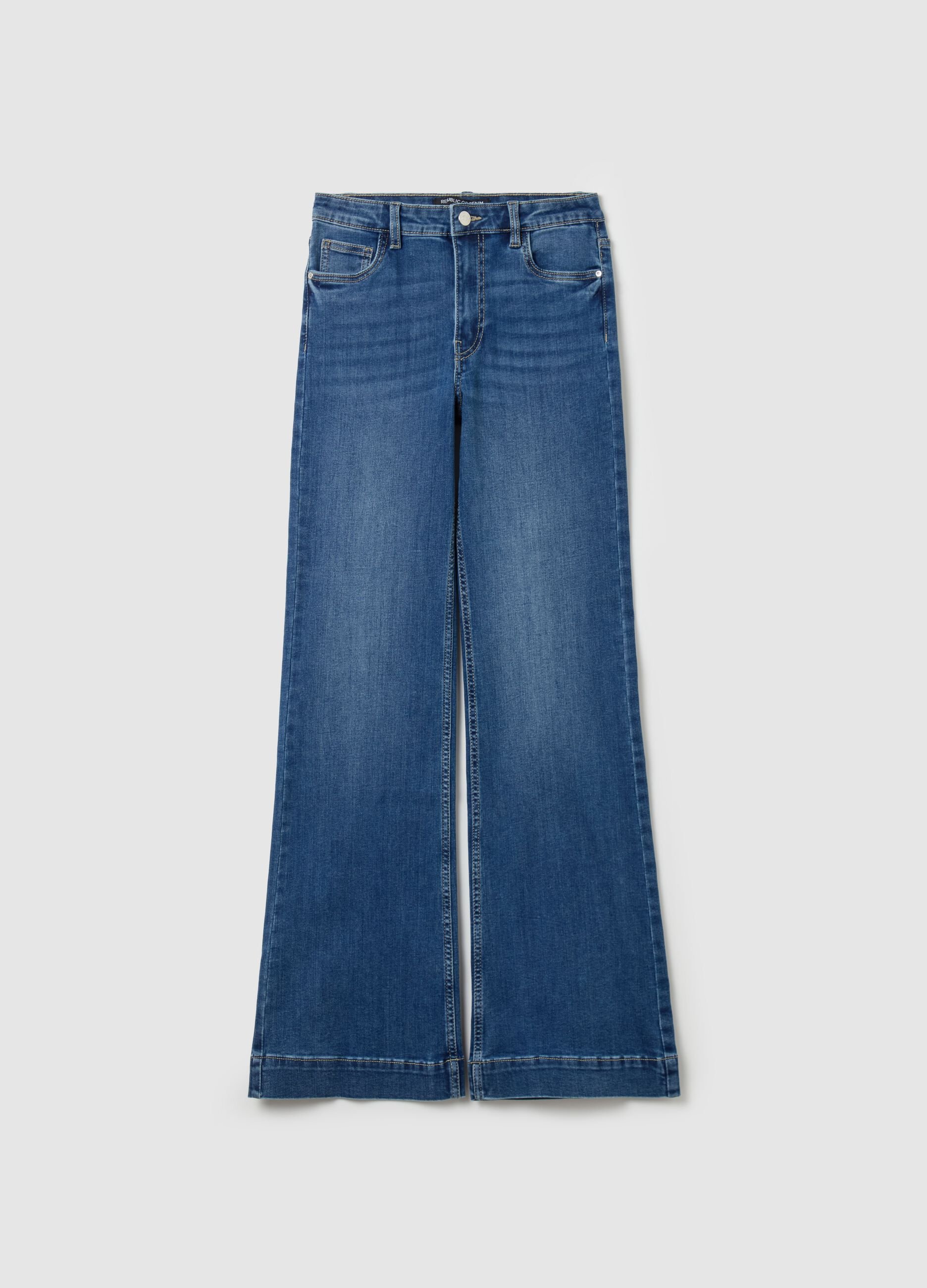 Jeans bootcut fit stretch