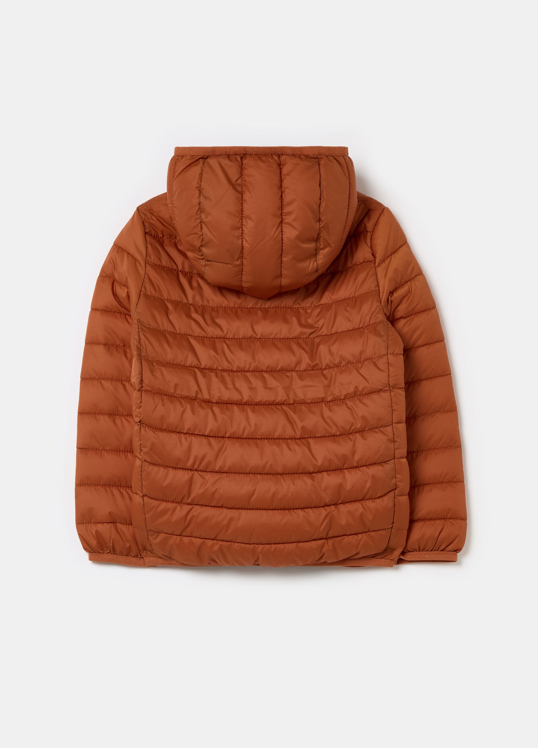 Ultralight down jacket with ripstop weave