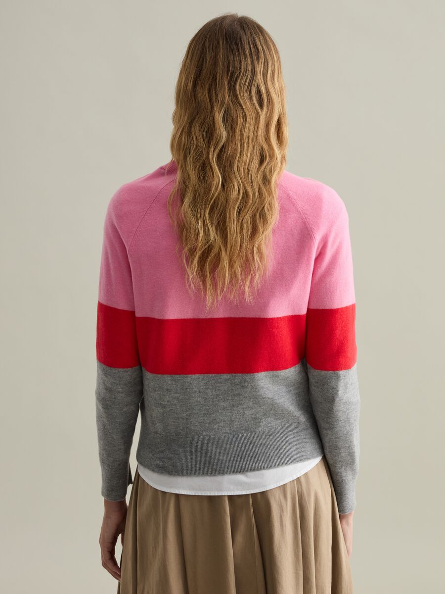 Pullover in lana colorblock_2