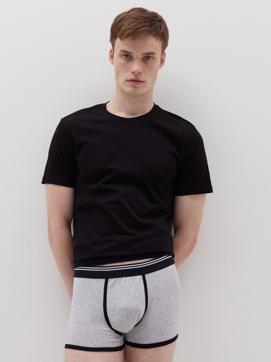 Boxer shorts with contrasting details_0