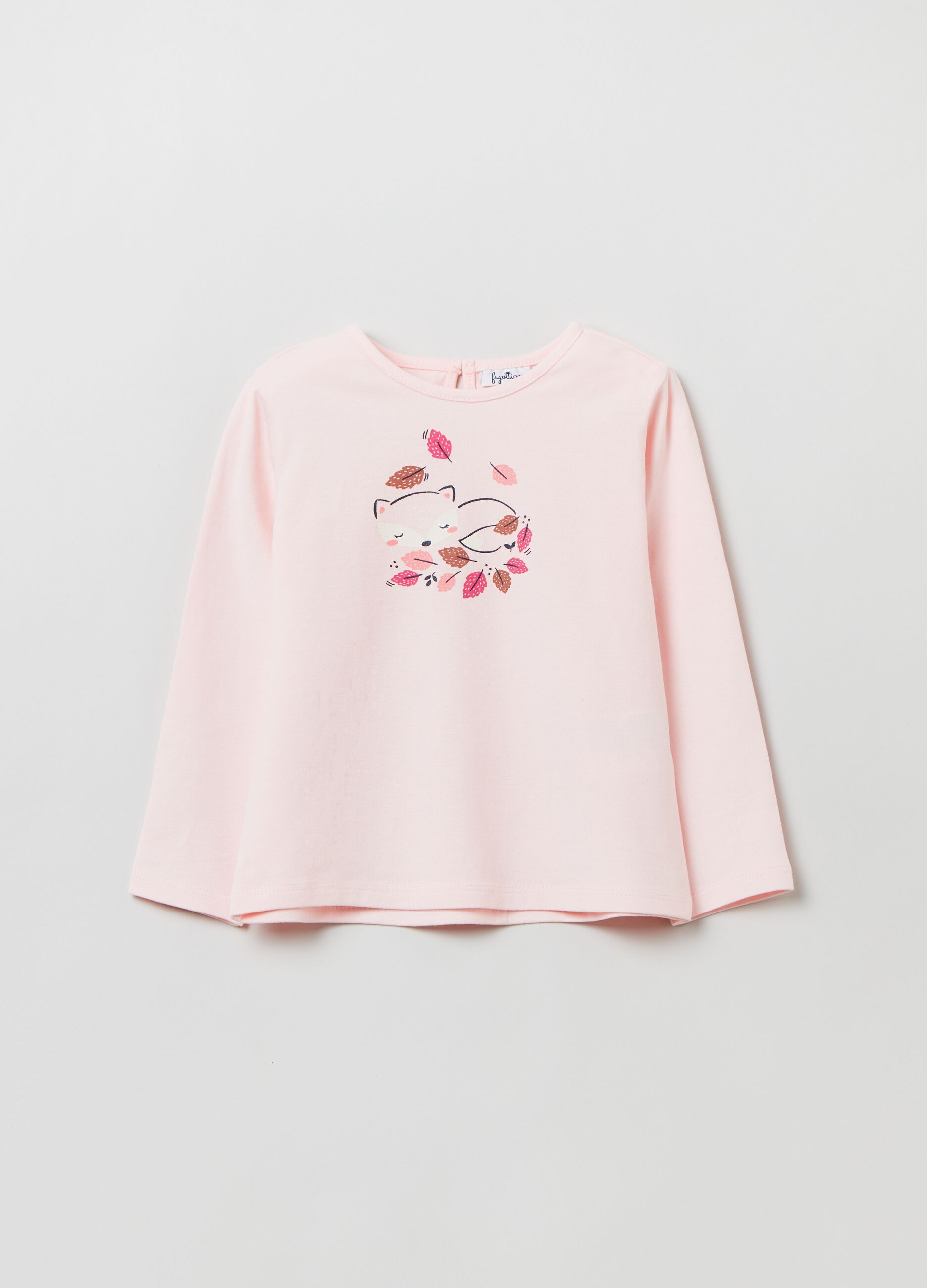 Long-sleeved T-shirt with print