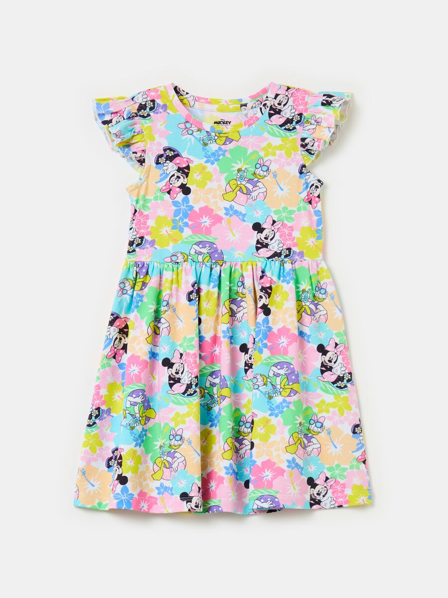 Dress with Minnie Mouse and Daisy Duck print_0