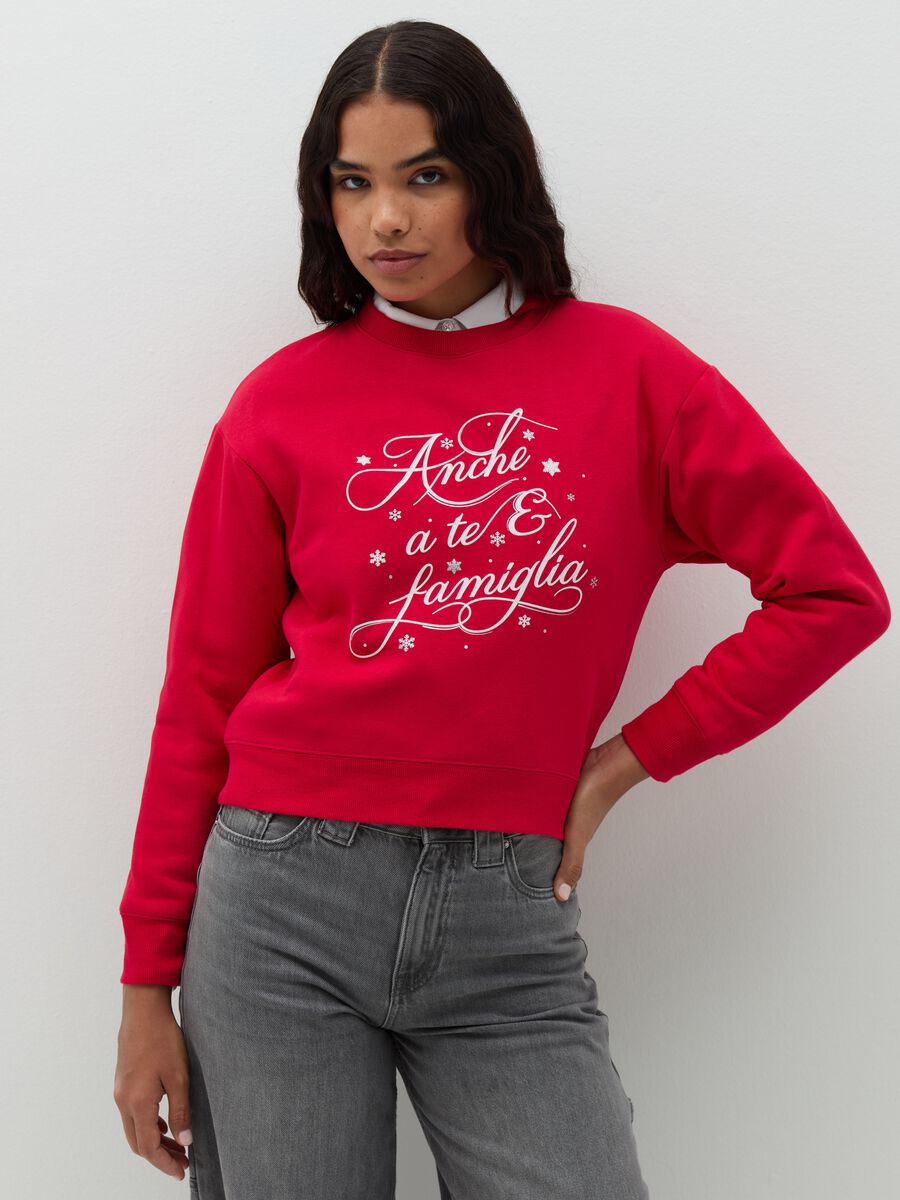 Christmas sweatshirt with round neck_1