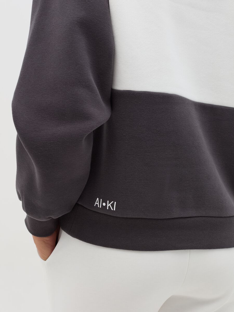 AI•KI colourblock sweatshirt_2