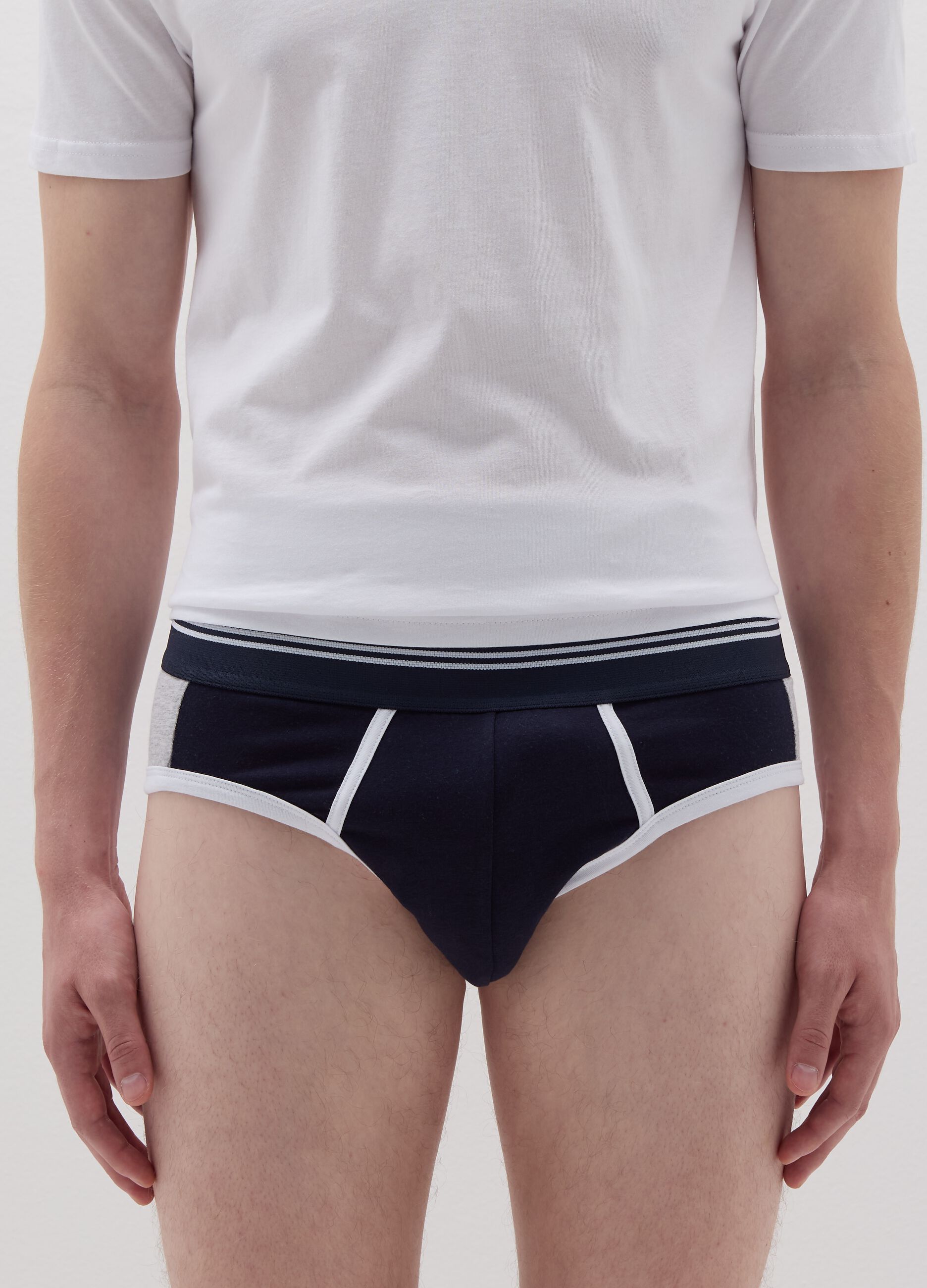 Briefs with contrasting details