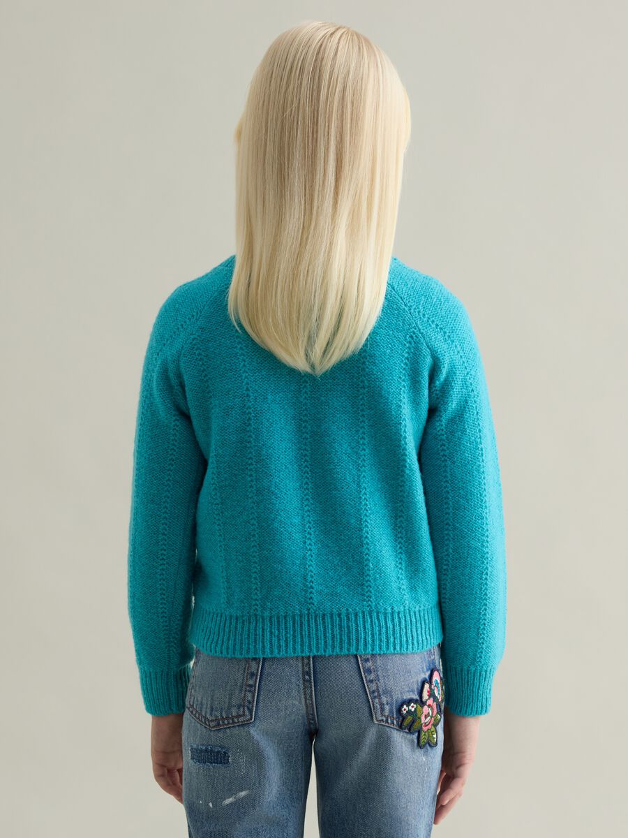 Pullover with pointelle weave_1