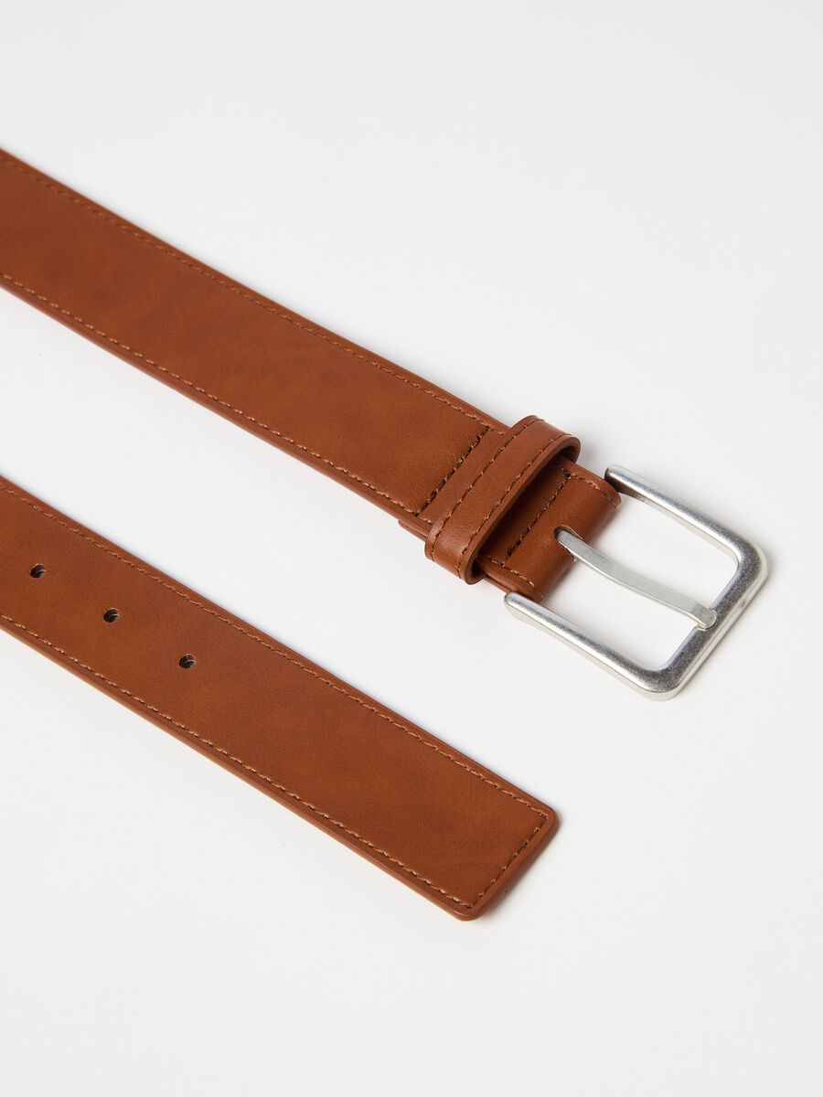 Belt with buckle with matte finish_2