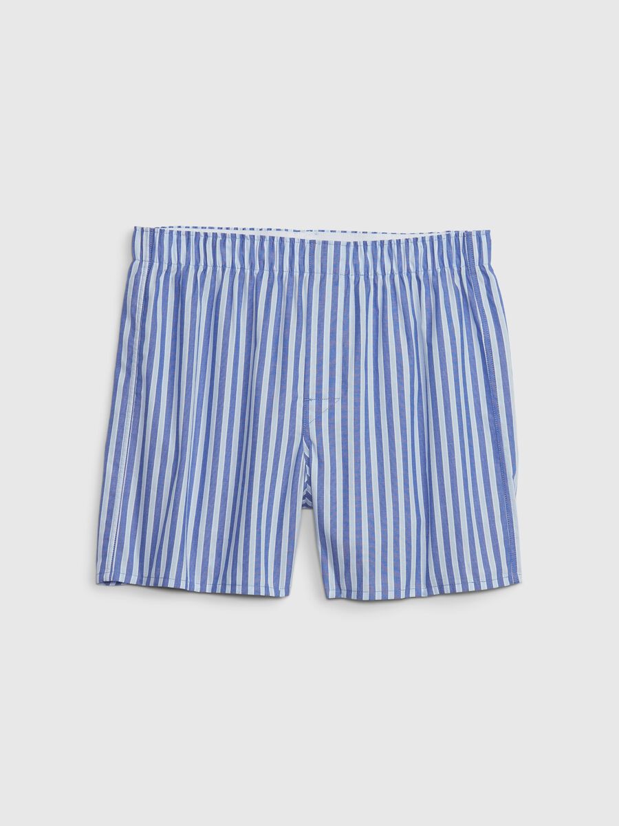 Cotton boxer shorts with all-over print_0