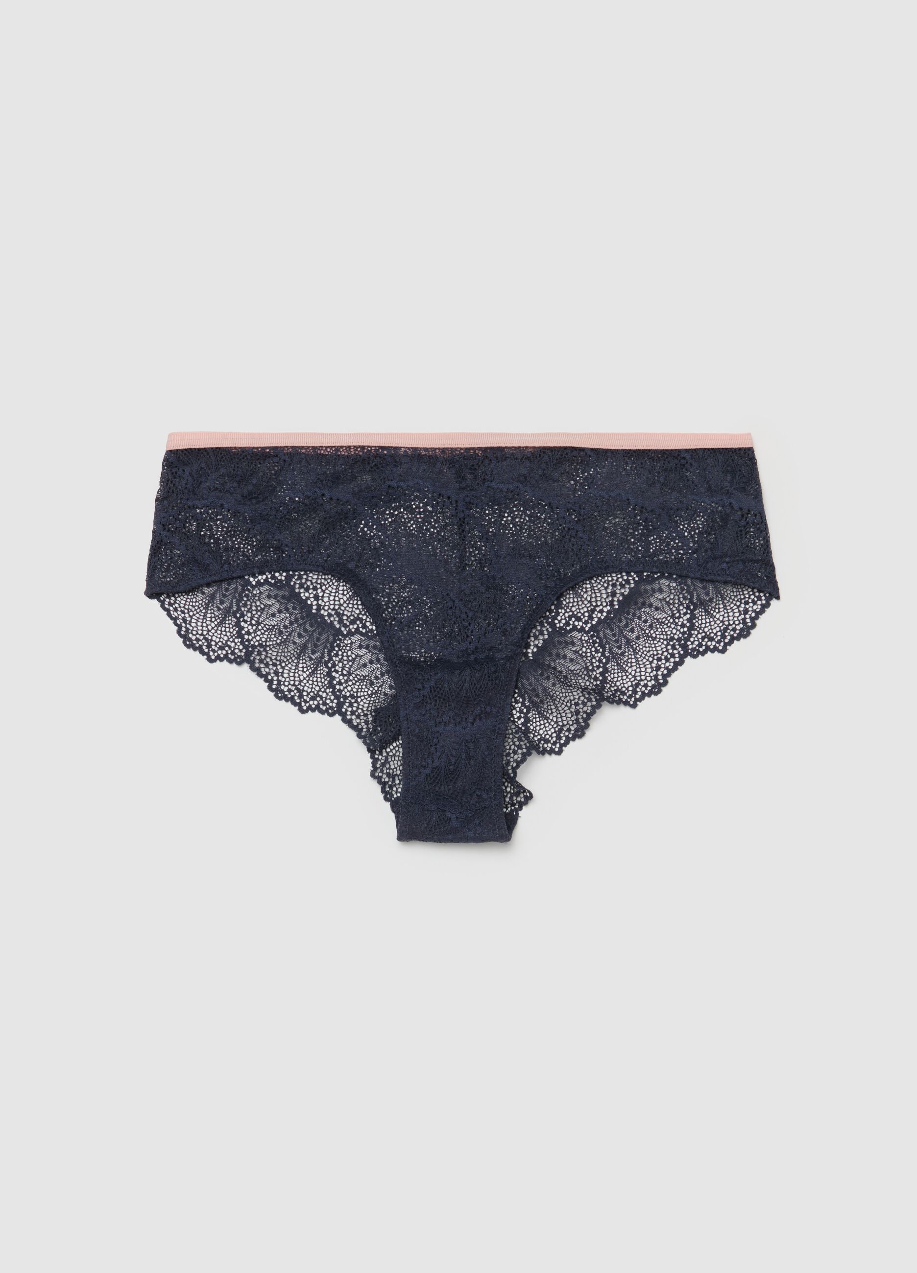 Culotte bicolor lace