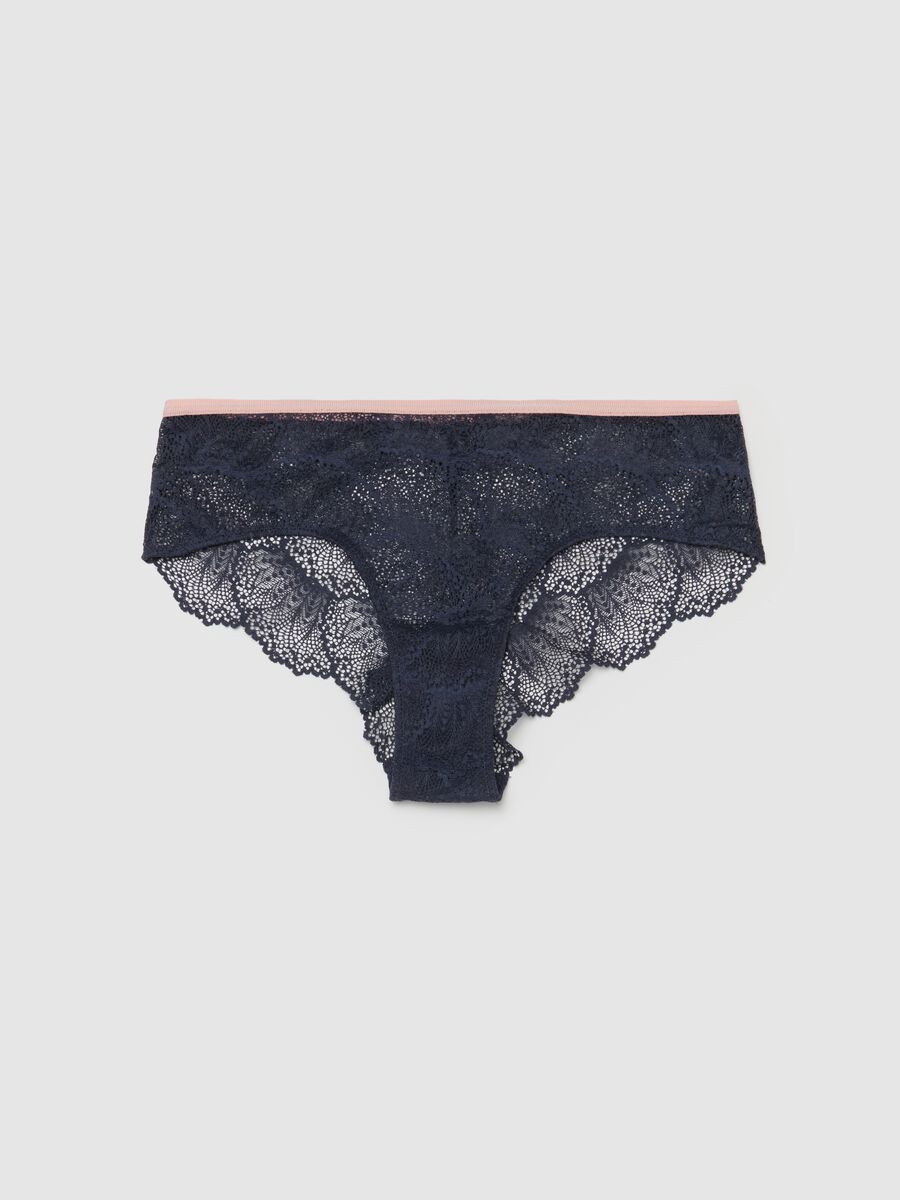 Two-tone lace French knickers_4