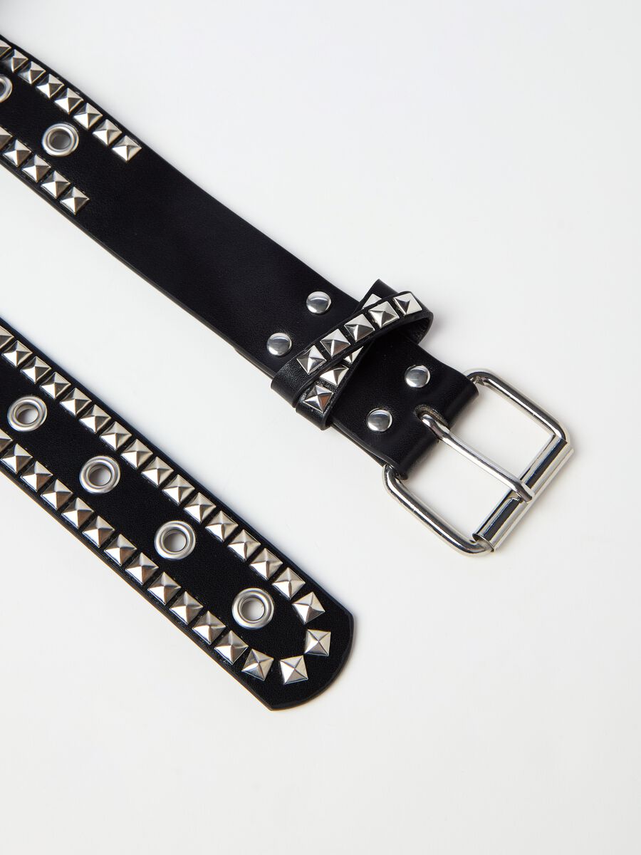 Belt with diamanté studs_2