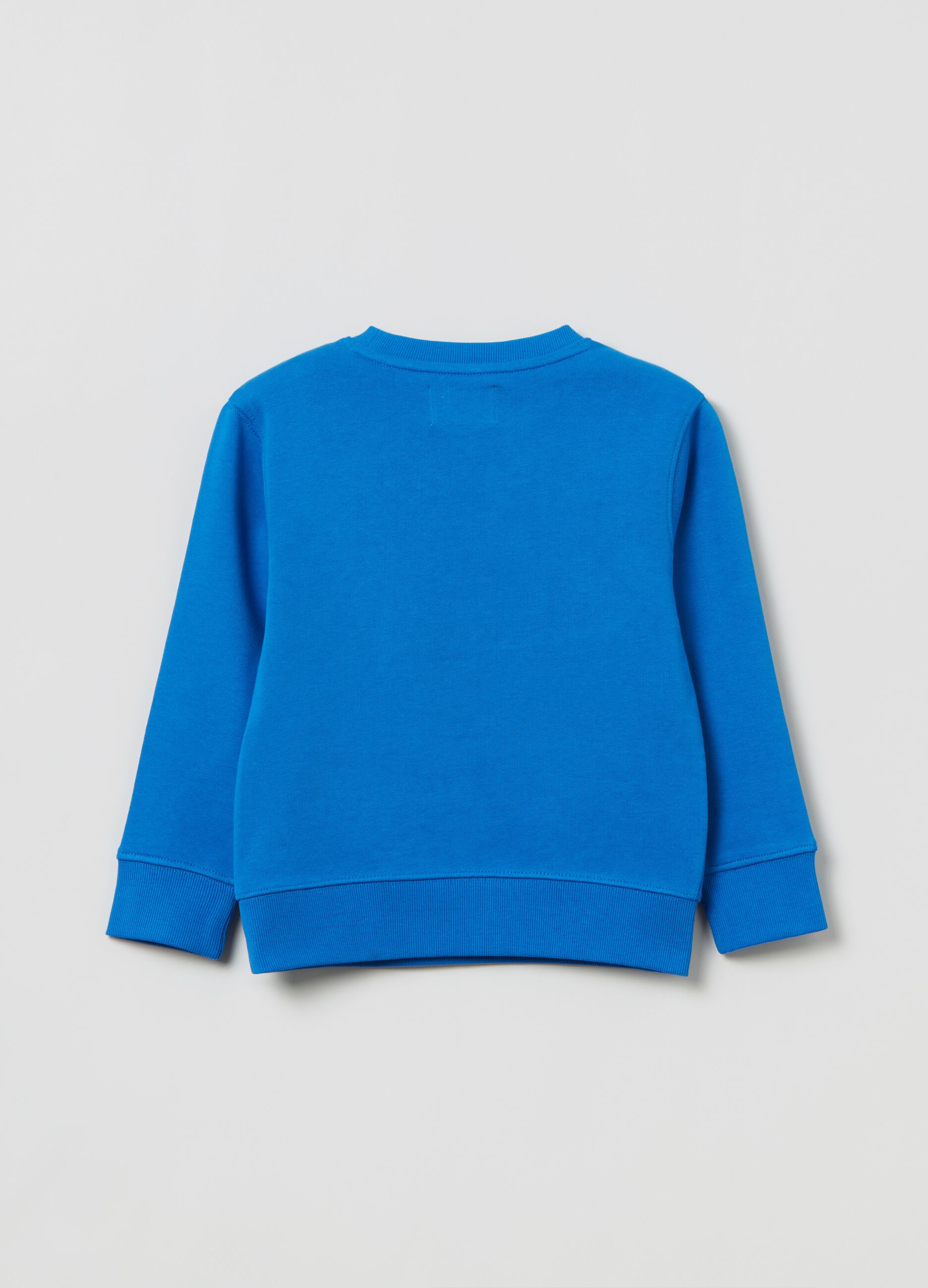 Cotton sweatshirt with Grand&Hills bouclé patch