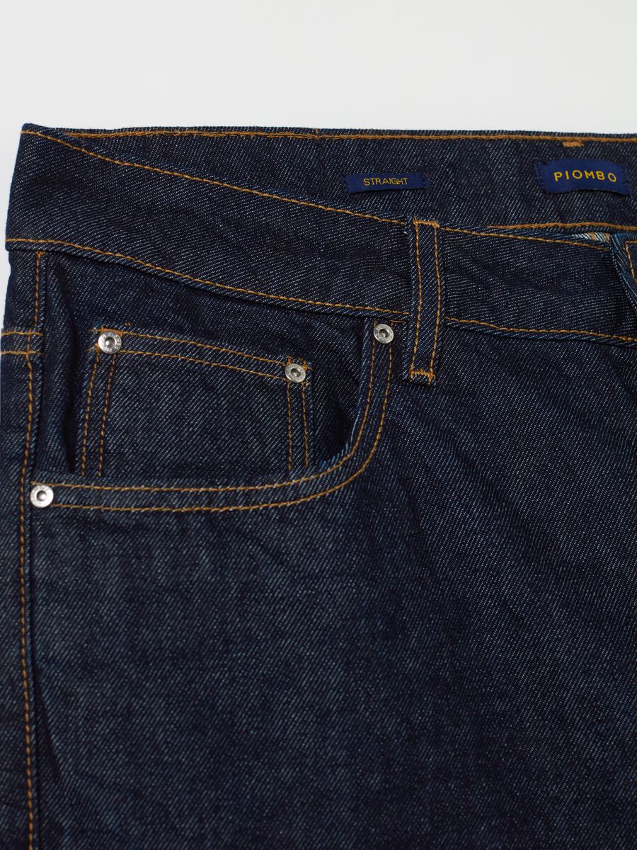 Five-pocket,straight-fit jeans_1