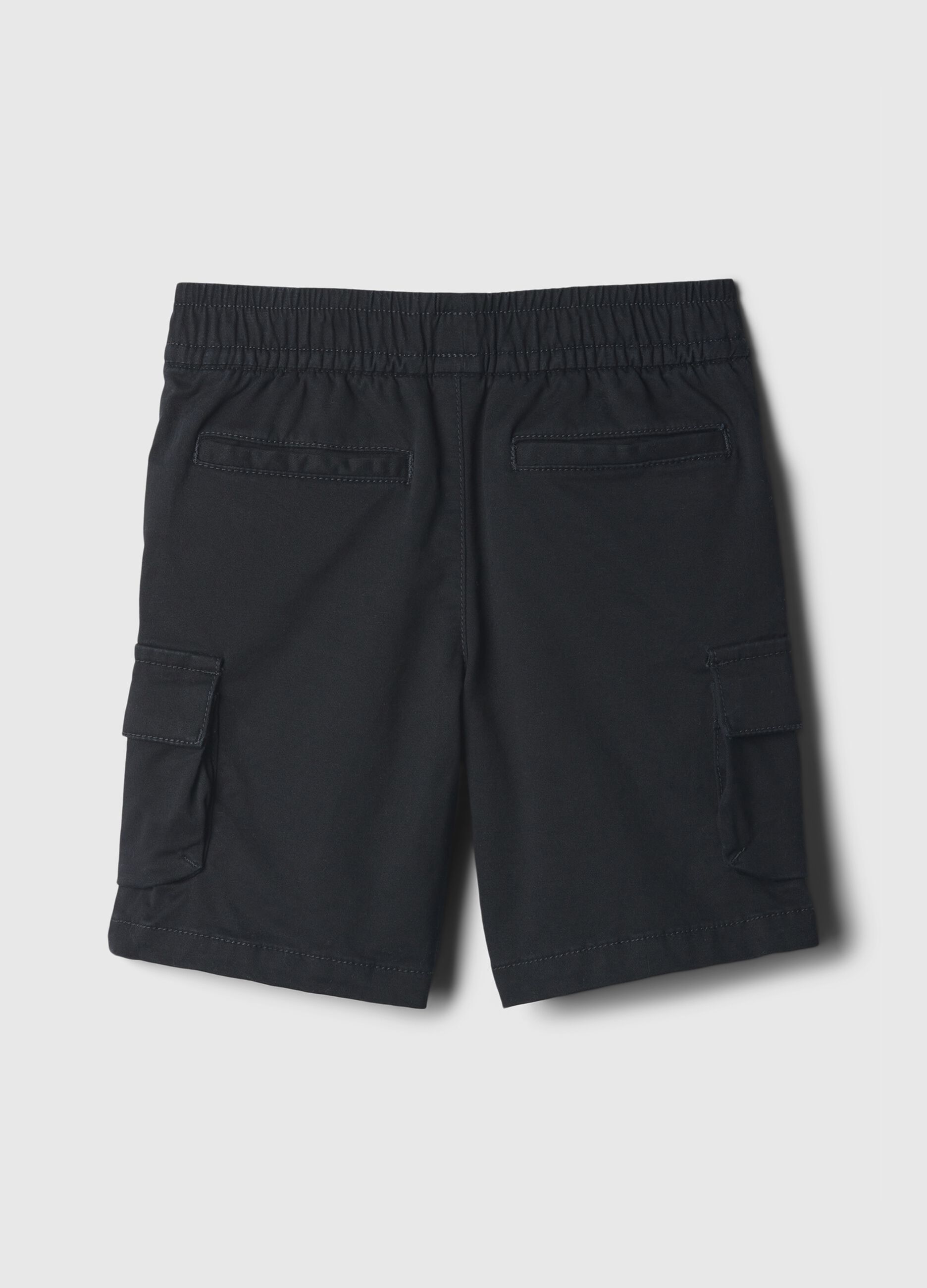 Cargo Bermuda shorts with drawstring