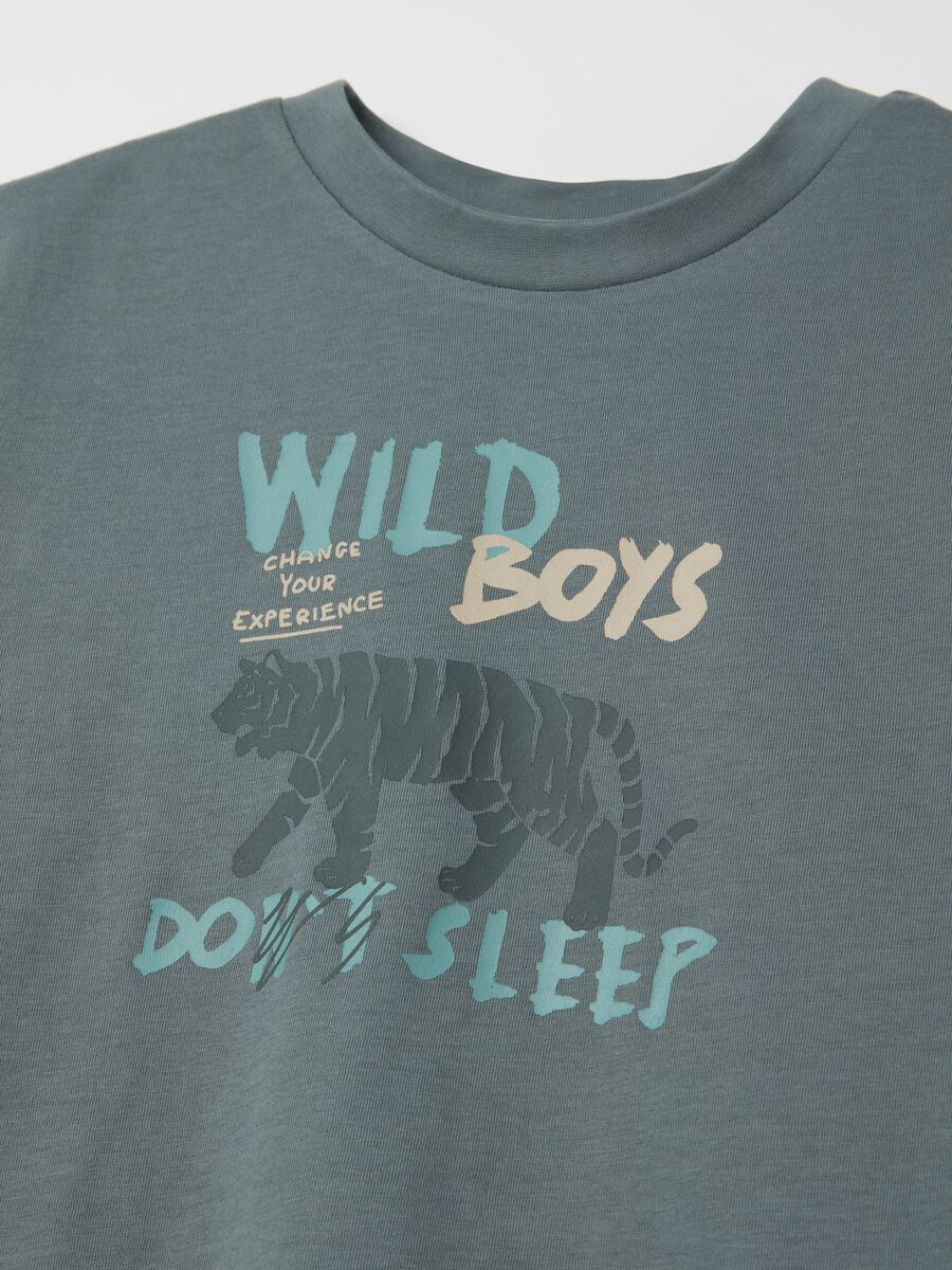 "Wild Boy Don't Sleep” pyjamas in organic cotton_2