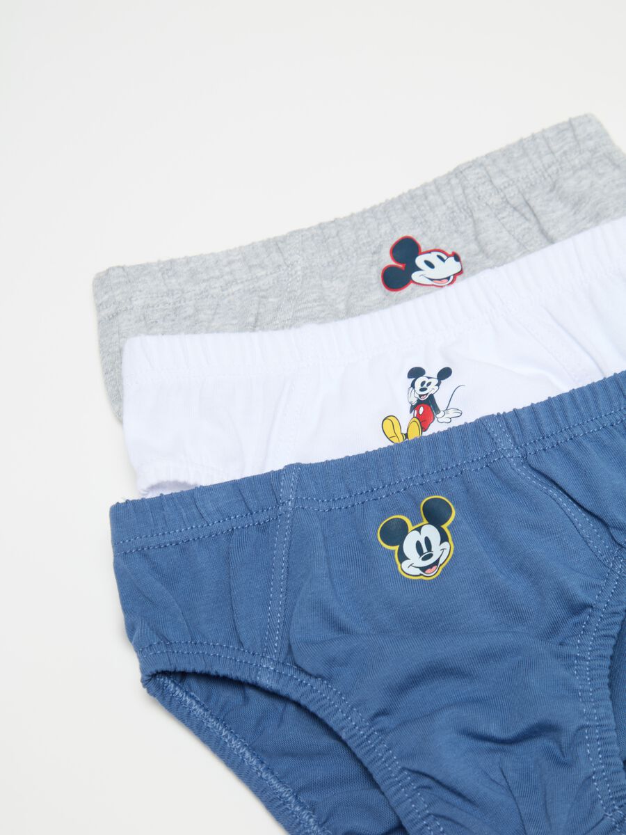 Five-pack organic cotton briefs with Mickey Mouse print_2