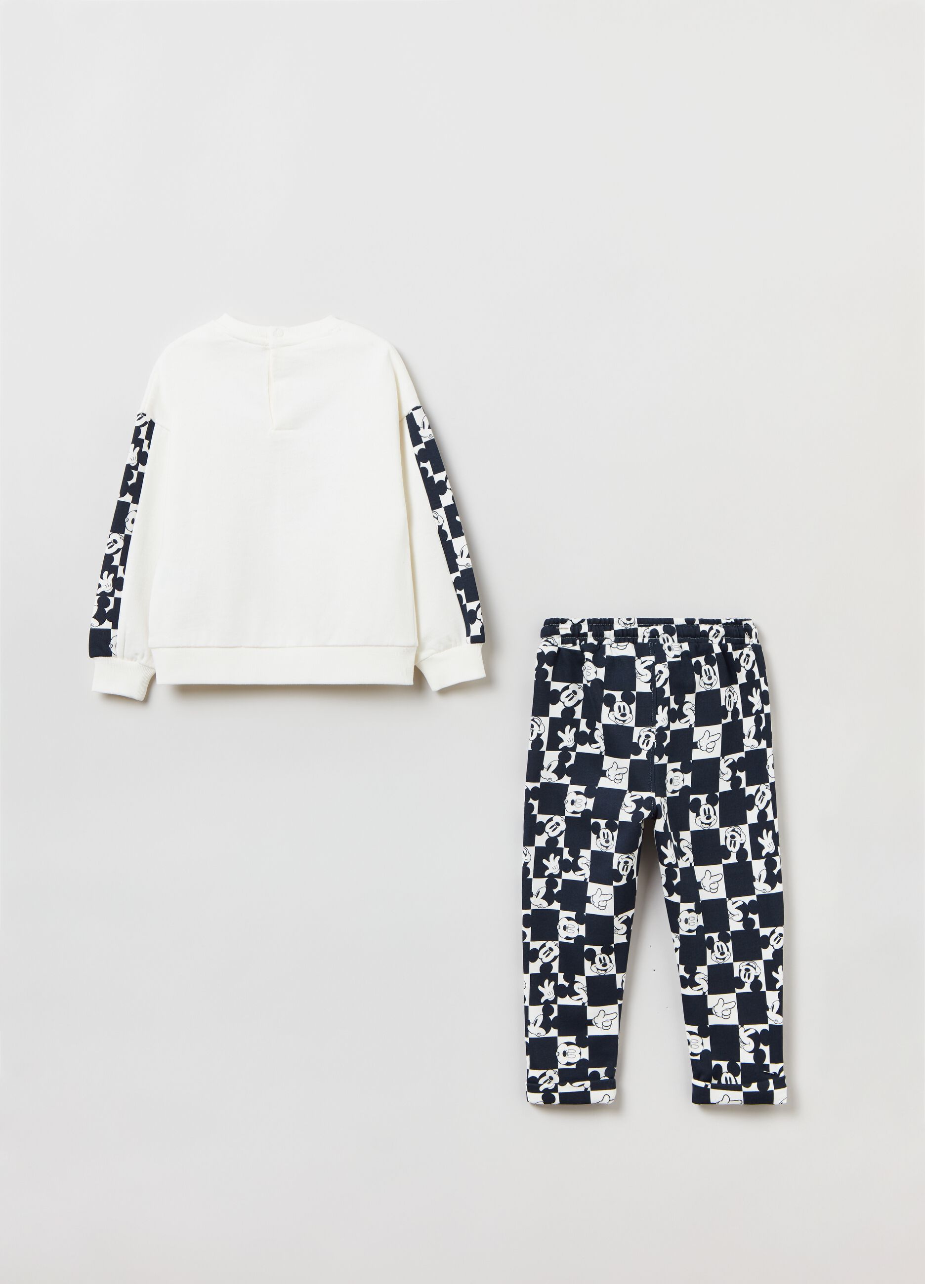 Fleece jogging set with Mickey Mouse print