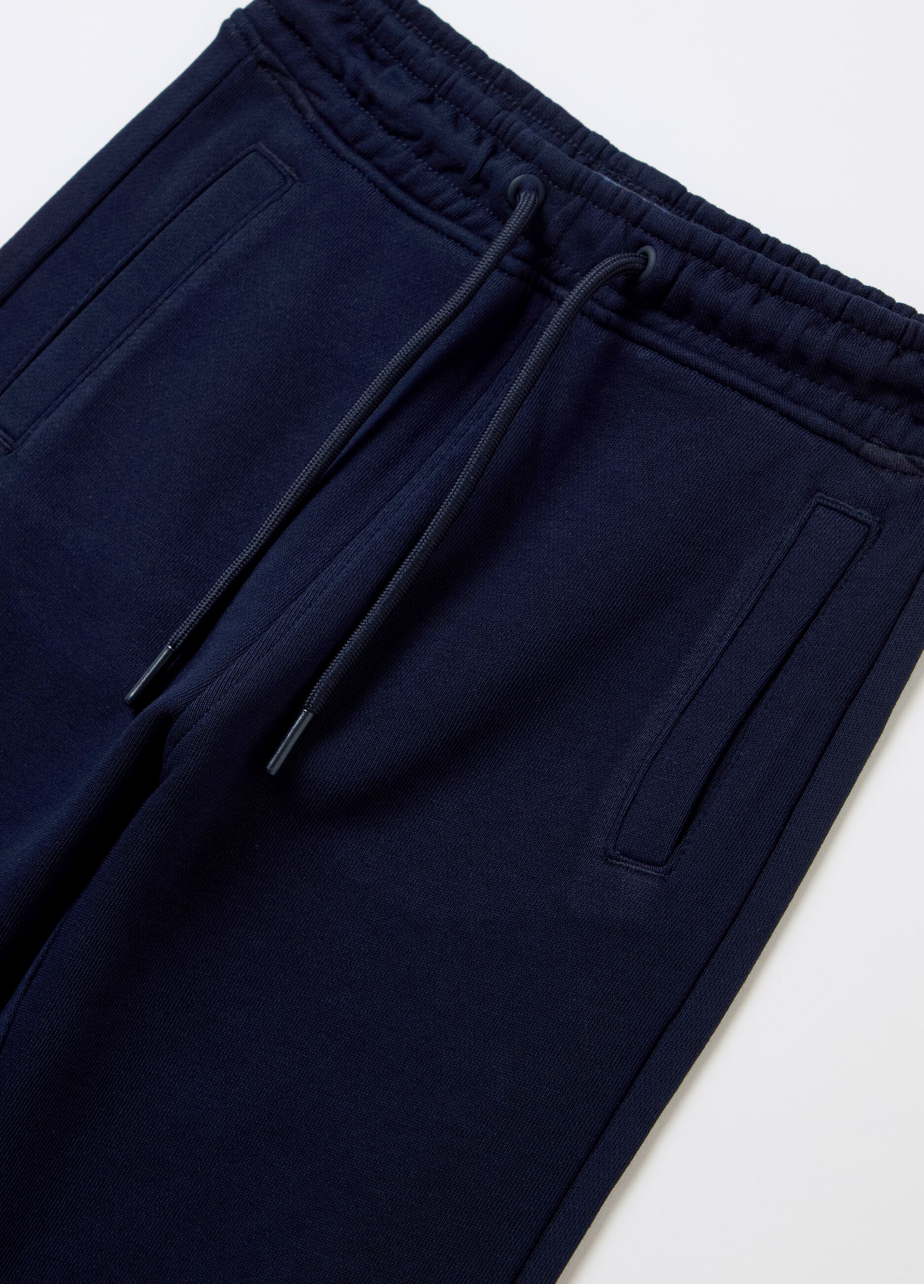 Essential joggers in cotton with drawstring