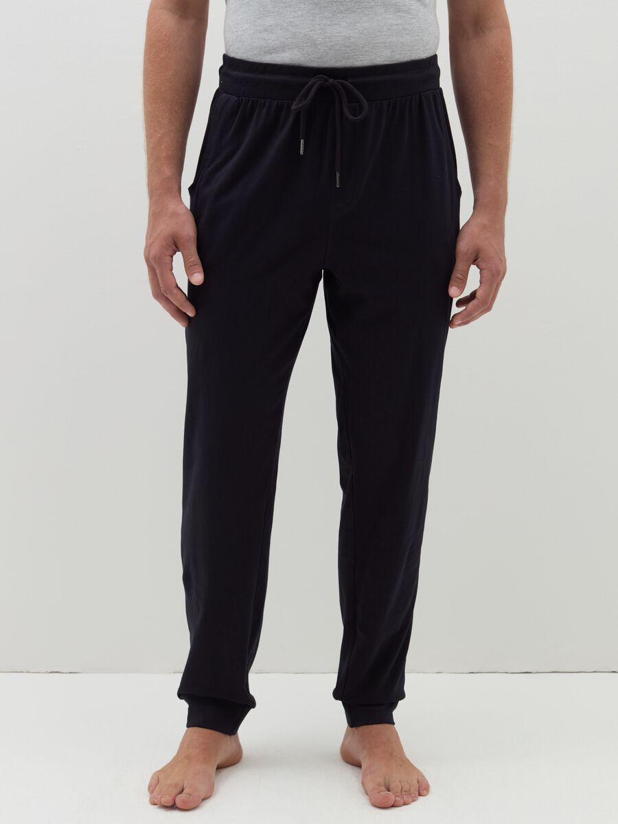 Pyjama trousers with drawstring_1