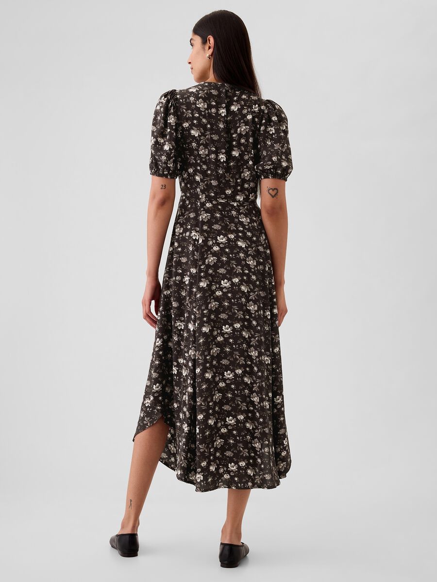 Long floral shirt dress_1