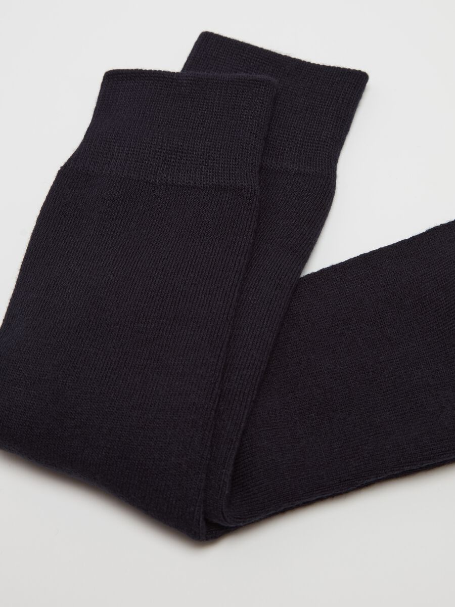 Two-pair pack short solid colour socks_1