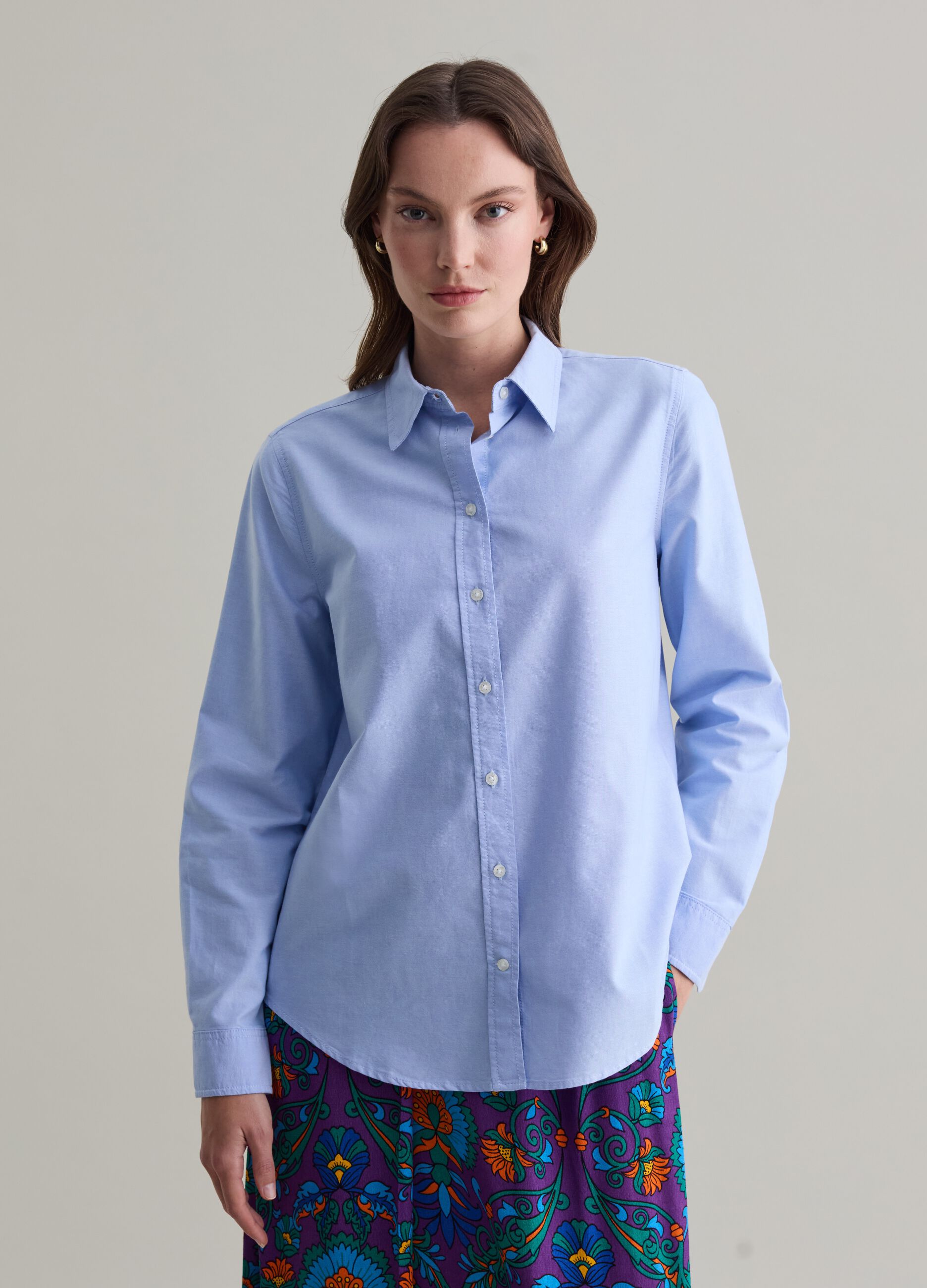 Camicia in cotone oxford