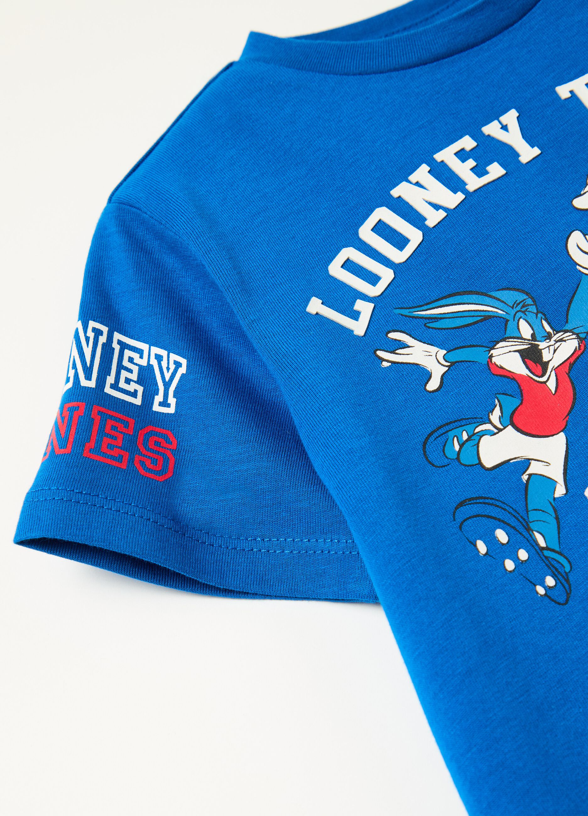 T-shirt stampa Daffy Duck e Bugs Bunny