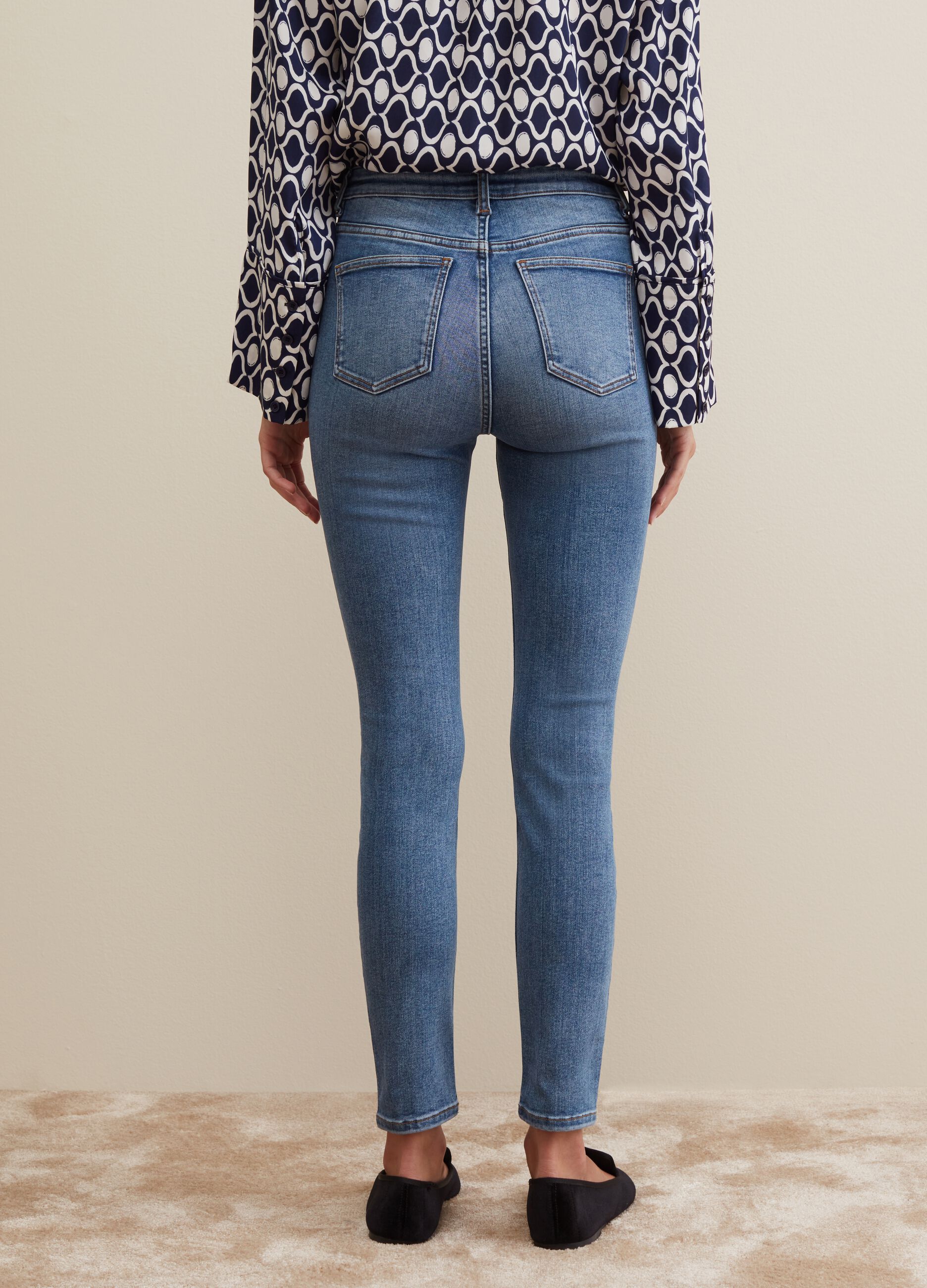 Skinny-fit stretch jeans