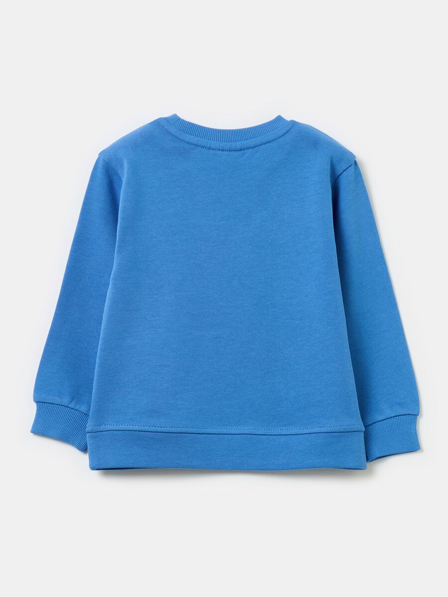 Solid colour sweatshirt in French terry_1