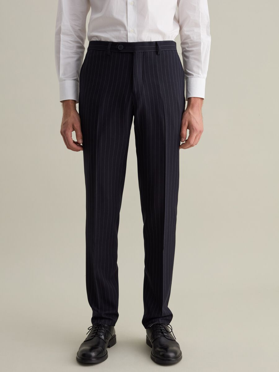 Easy-fit pinstriped trousers_3