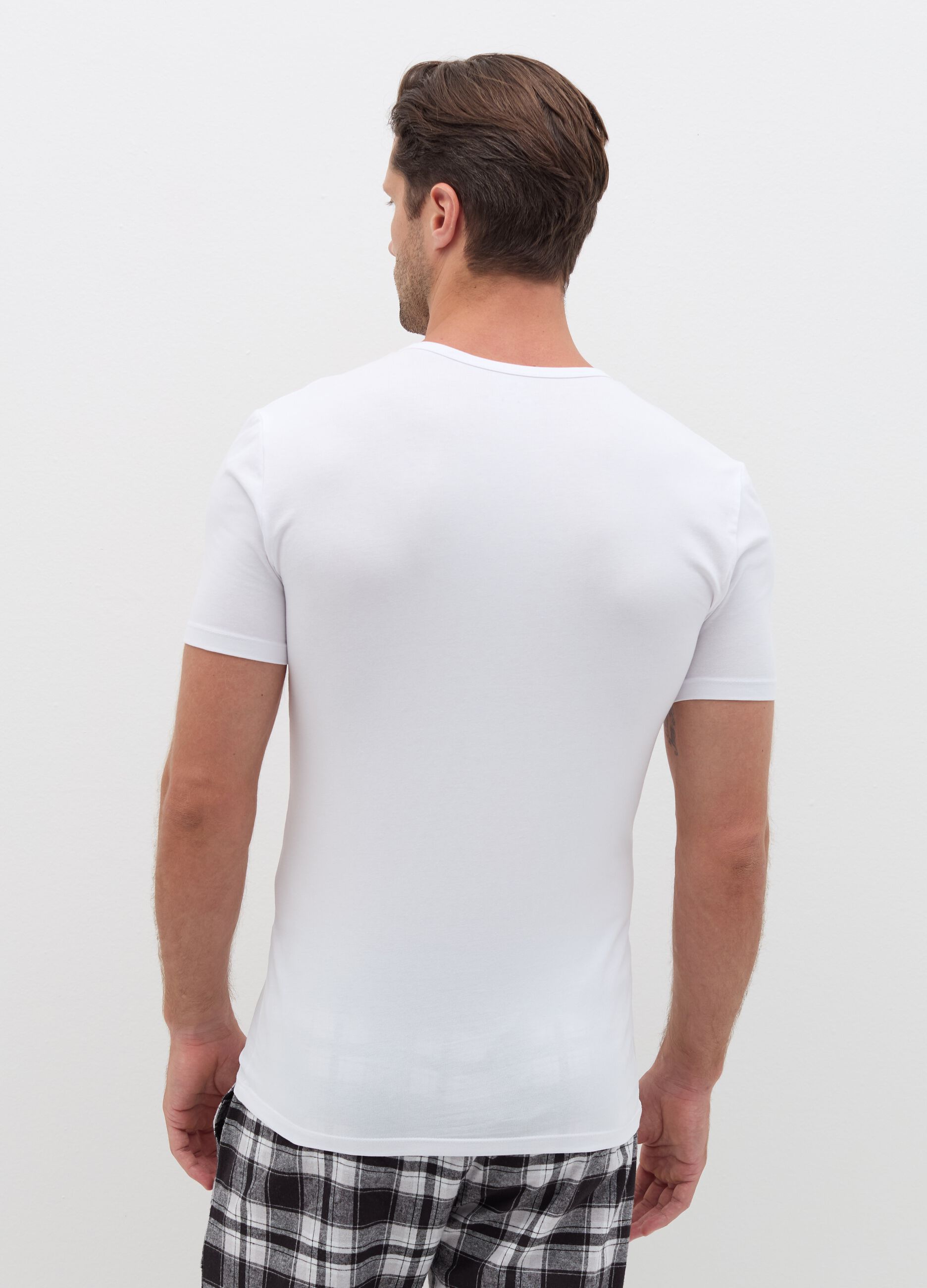 Two-pack organic cotton undershirts