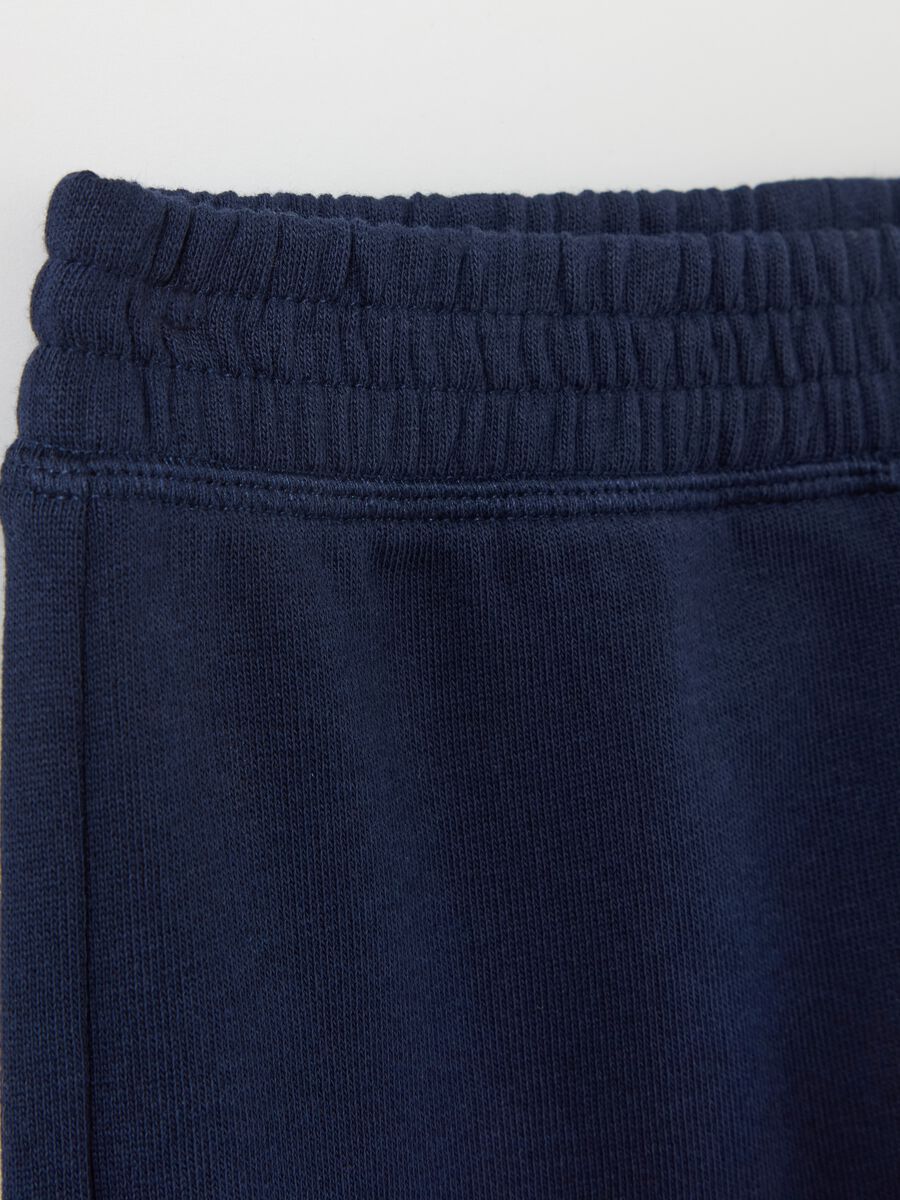 Fleece joggers with elasticated edging_2