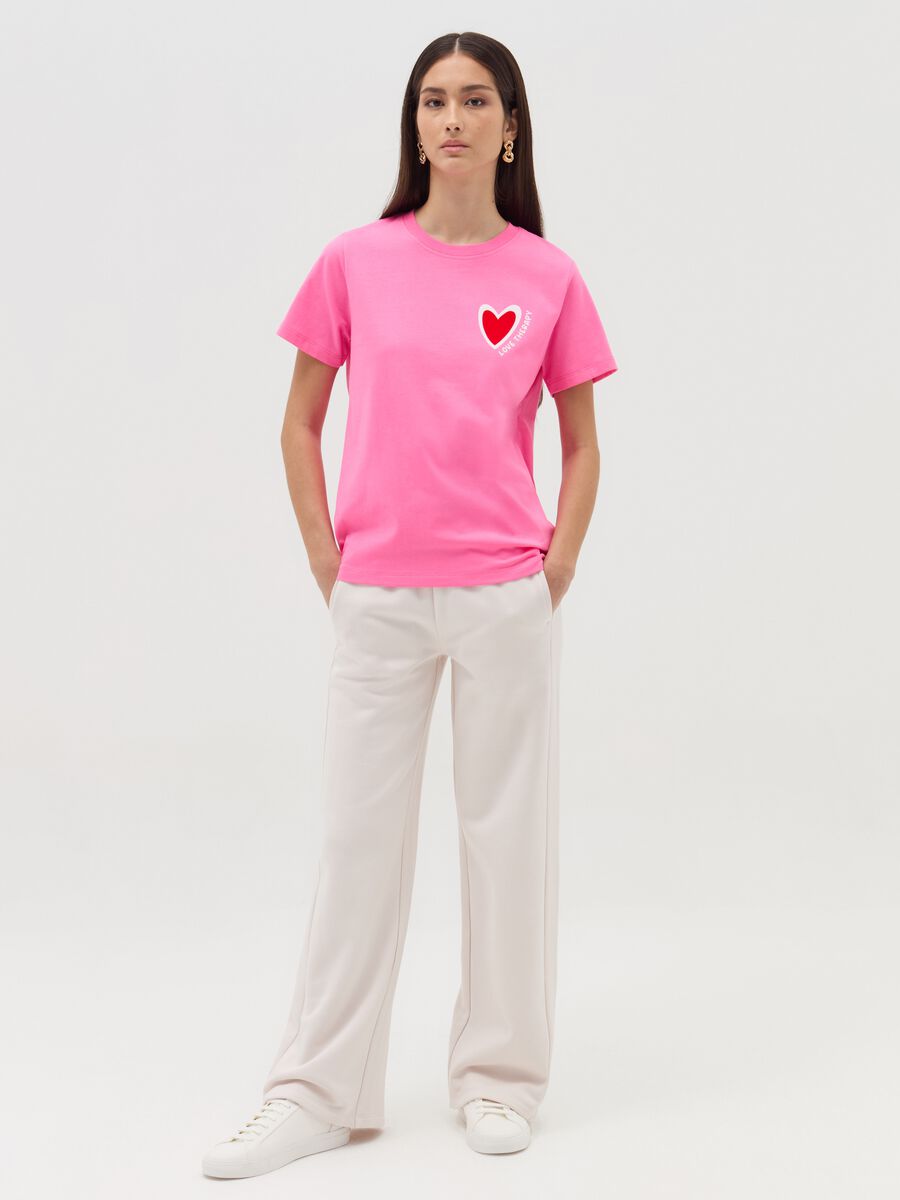 T-shirt with heart print_1